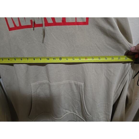 Men's Marvel Hoodie Sweatshirt Size XL Light Beige NEW - Picture 12 of 14